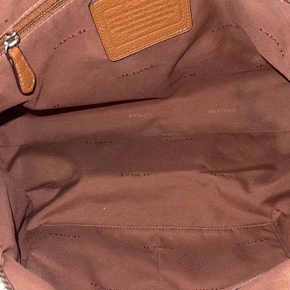 Coach Rich Brown Leather Satchel with Shoulder Strap Coach Satchel - Picture 5 of 11